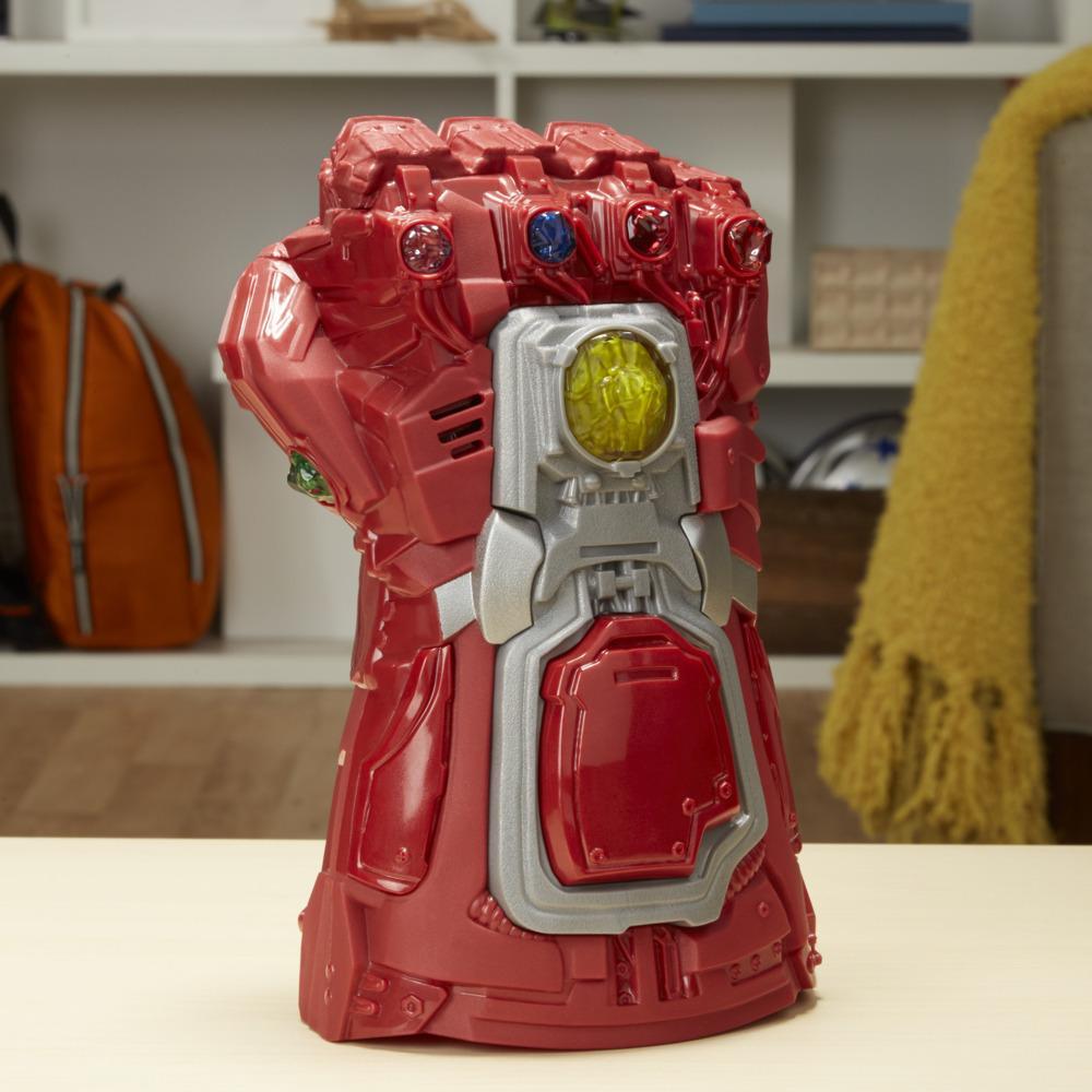 Endgame Red Infinity Gauntlet Electronic Fist Roleplay Toy Marvel Avengers 