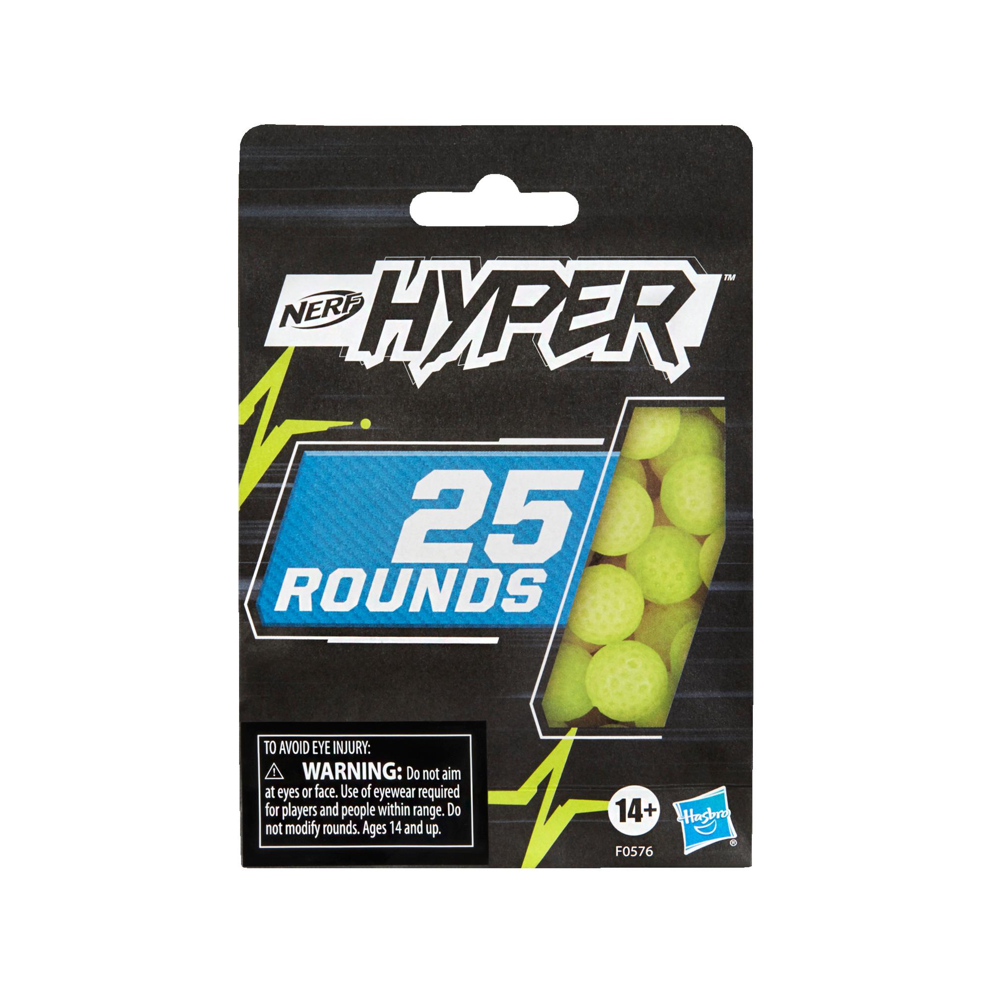 Nerf Hyper 25-Round Boost Refill -- Includes Pack of 25 Official Nerf Hyper Rounds -- For Use with Nerf Hyper Blasters