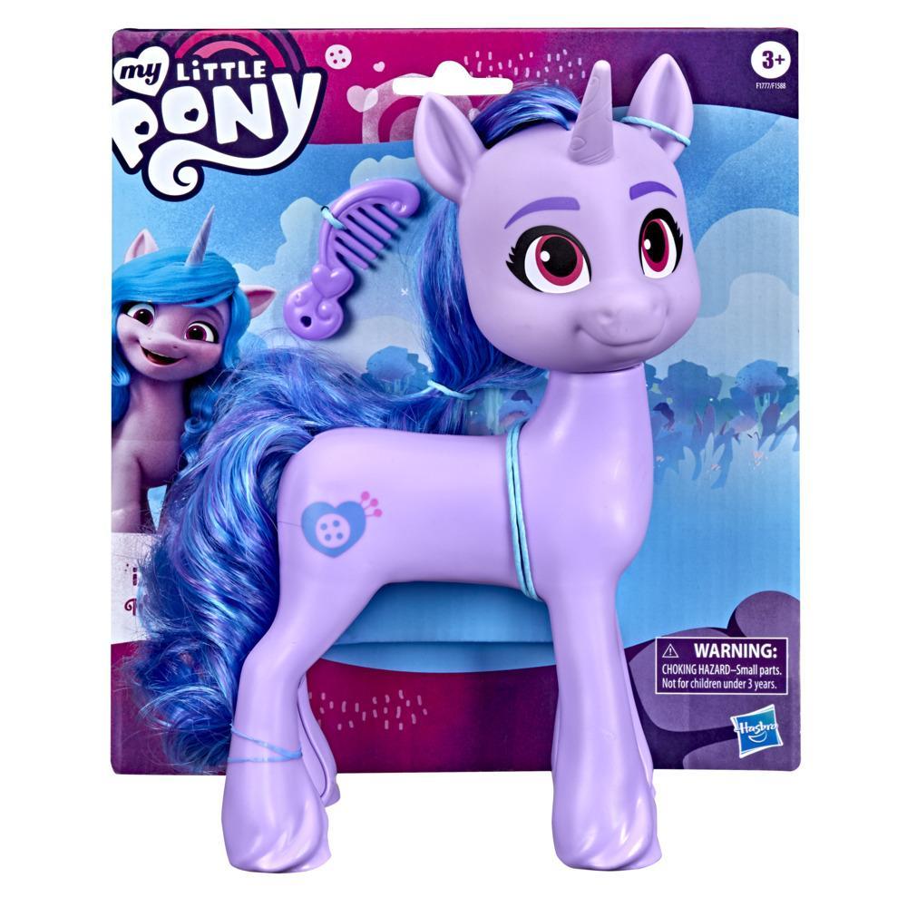 My Little Pony: A New Generation Mega Movie Friends Izzy Moonbow -- 8-Inch  Purple Pony Toy with Comb | My Little Pony