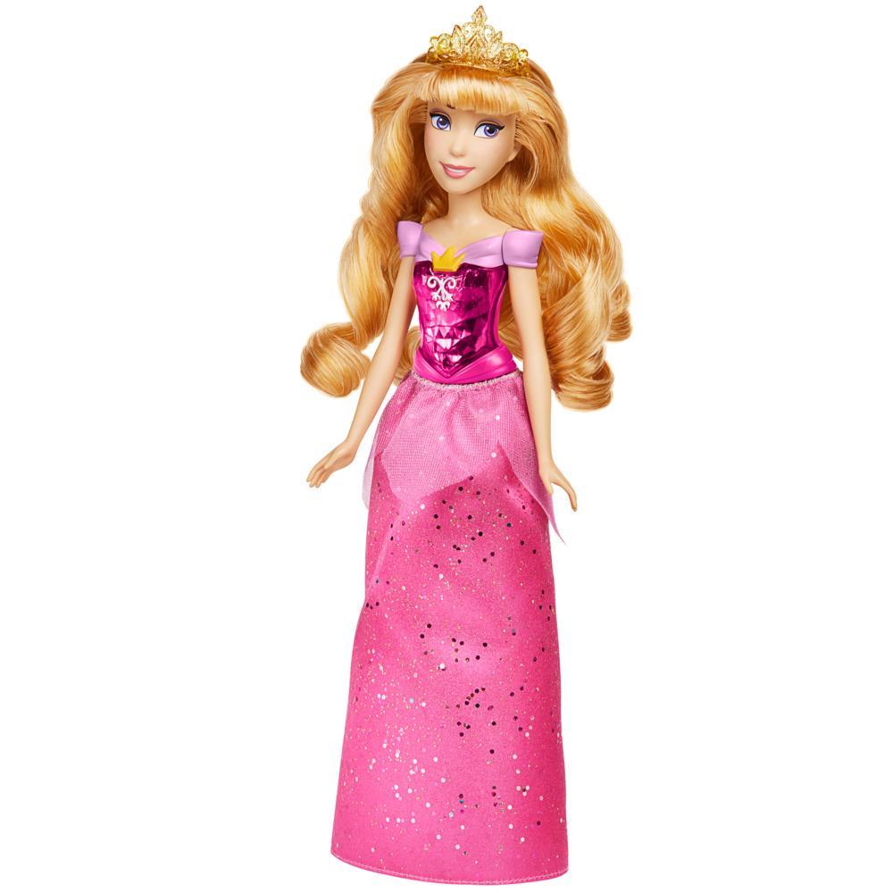 Disney Princess Royal Shimmer Aurora Doll, Fashion Doll with Skirt and Accessories, Toy for Kids Ages 3 and Up