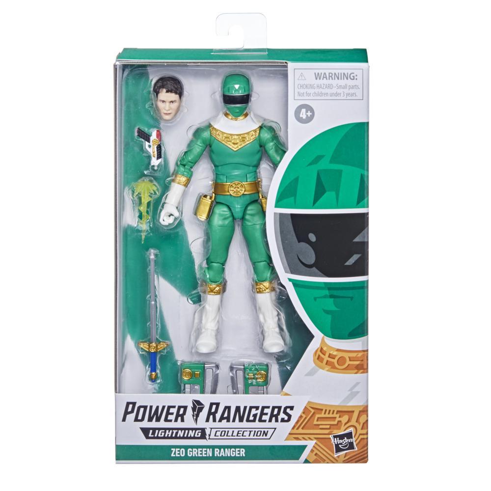 Power Rangers Lightning Collection Zeo IV Green Ranger 6-Inch Premium  Collectible Action Figure Toy with Accessories - Power Rangers