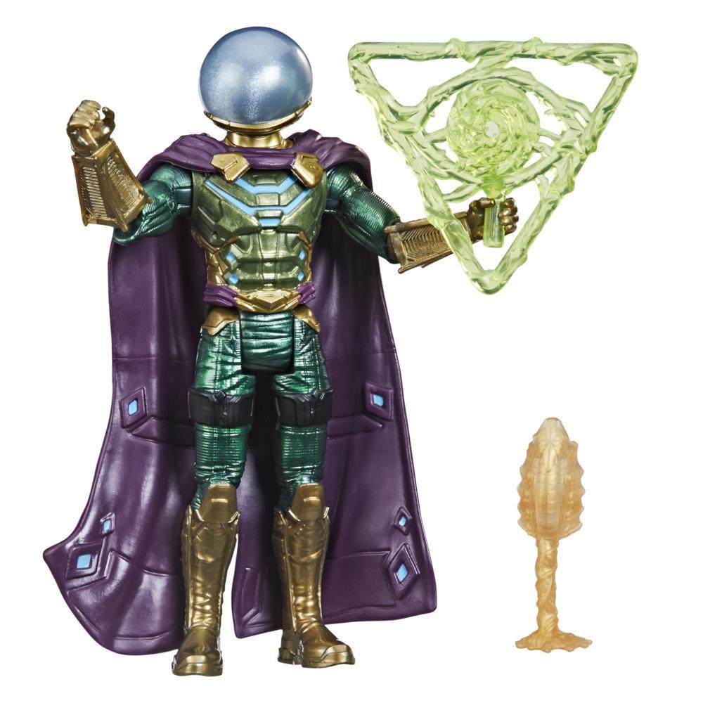 Marvel Spider-Man 6-Inch Mystery Web Gear Marvel's Mysterio, 1 Mystery Web Gear Armor Accessory and  1 Character Accessory, Ages 4 and Up