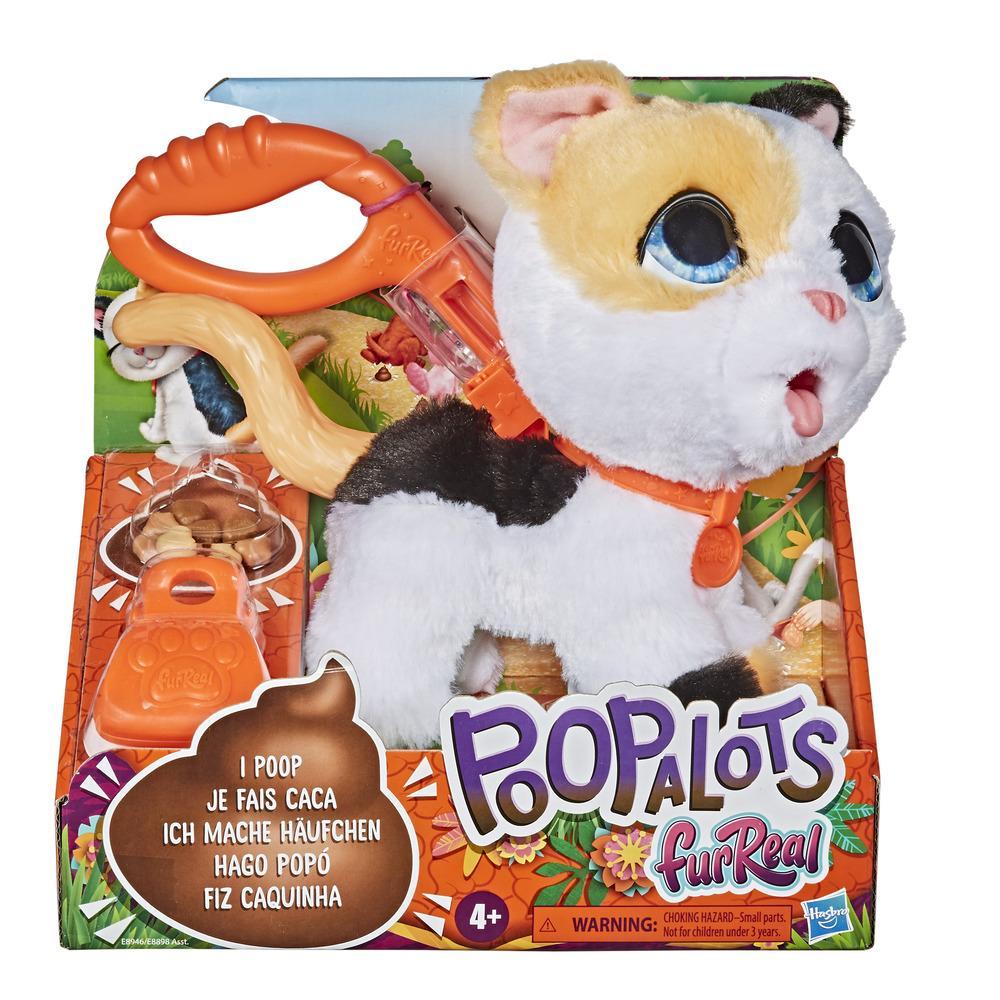 NEW Pooping Kitty Toy Details about   FurReal Poopalots Big Wags Interactive Kitty Hasbro 