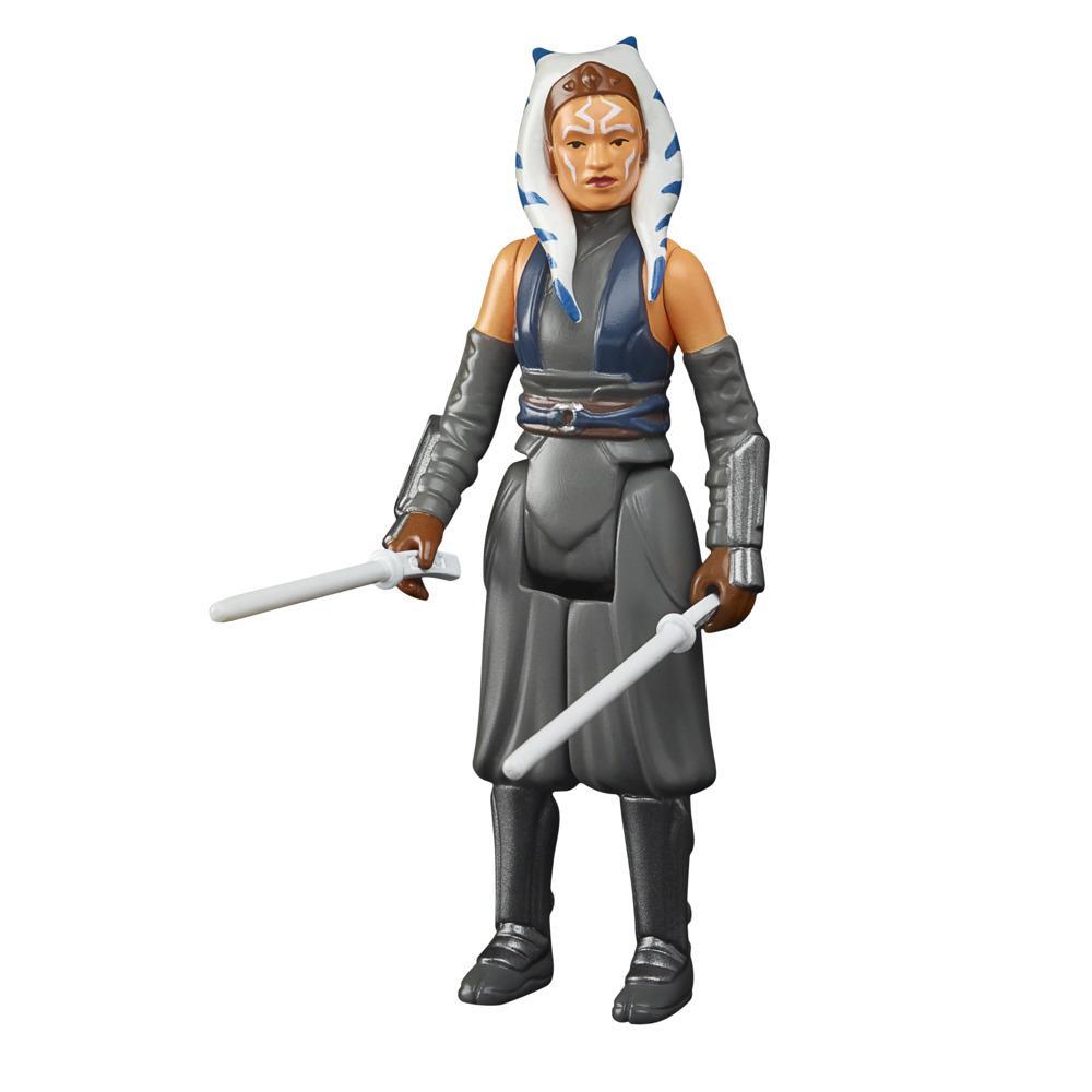 Star Wars Retro Collection Ahsoka Tano Toy 3.75-Inch-Scale Star Wars: The Mandalorian Collectible Figure, Kids 4 and Up
