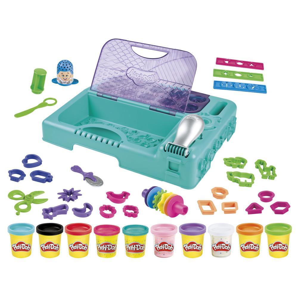 Hasbro Play-Doh 37545 Tasche mit 4 Dosen Knete und Tier-Schablonen NEU und OVP 