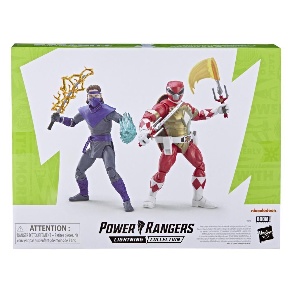 Hasbro Power Rangers x TMNT Turtles Foot Soldier & Raphael Lightning NEU & OVP ! 