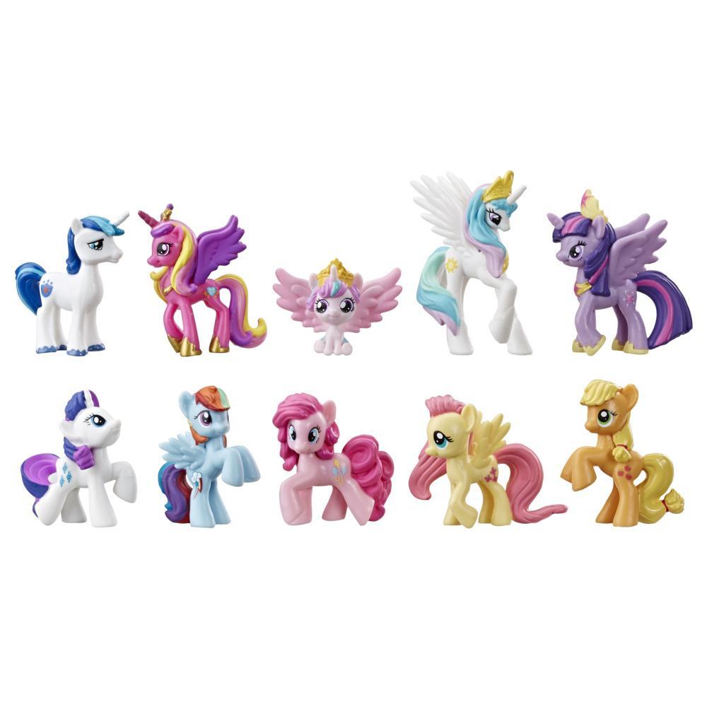My Little Pony Toy Rainbow Equestria Favorites 10 Figure Collection, For Kids Ages 3 Years Old and Up