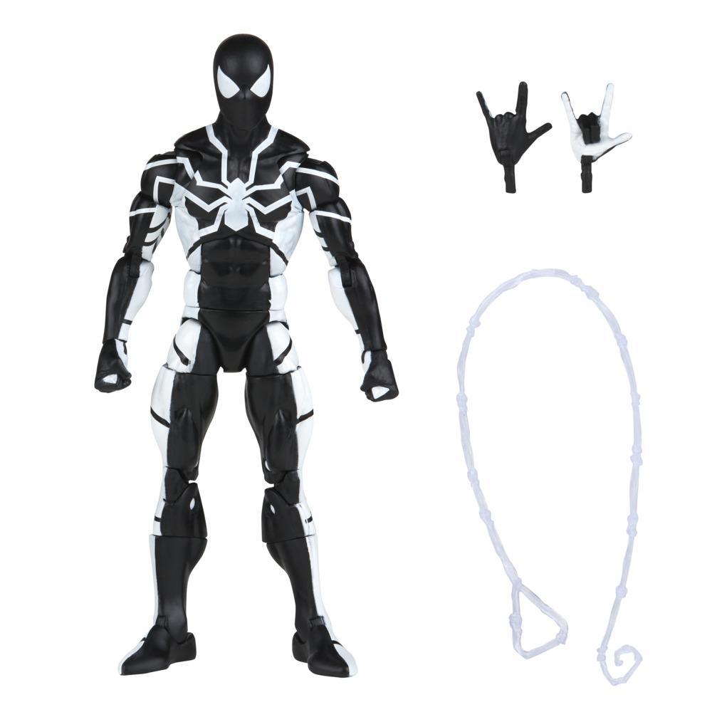Marvel Legends Series Spider-Man 6-inch Future Foundation Spider-Man (Stealth Suit) Action Figure Toy, Includes 4 Accessories