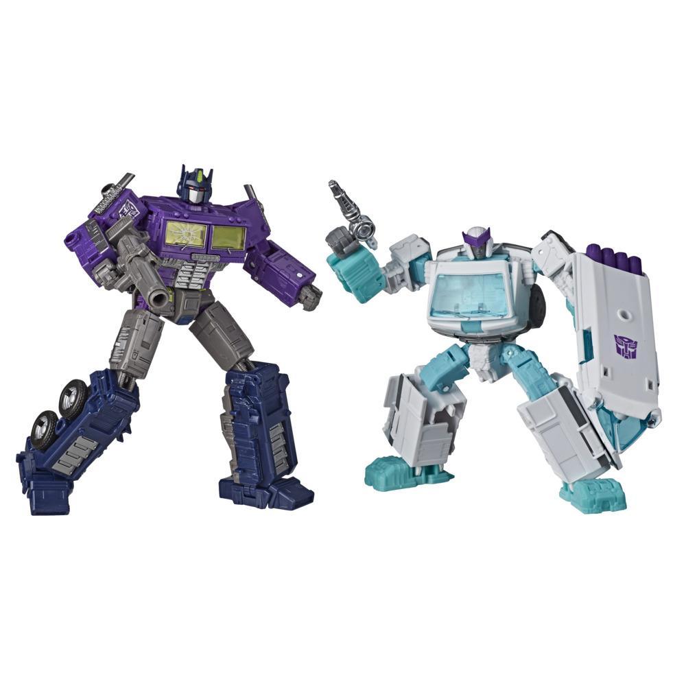 Transformers Gen Selects Shattered Glass Optimus Prime & Ratchet Pack PRE-ORDER 