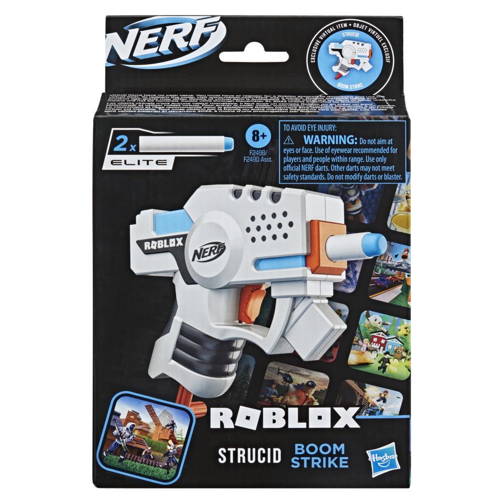 Nerf Roblox Strucid: Boom Strike Dart Blaster, Priming Handle, 2