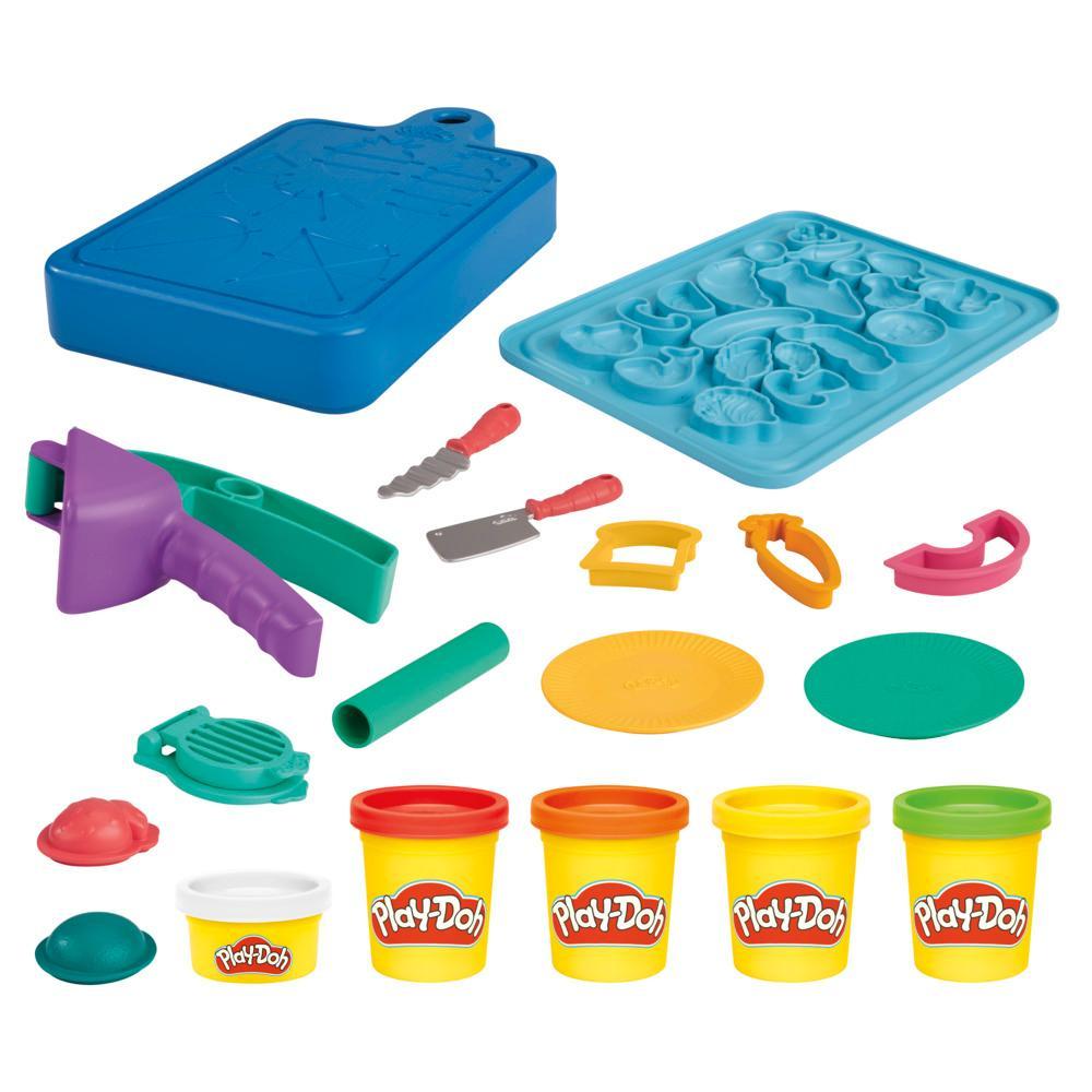 nuance helt seriøst Uplifted Play-Doh Little Chef Starter Set with 14 Play Kitchen Accessories, Kids  Toys - Play-Doh