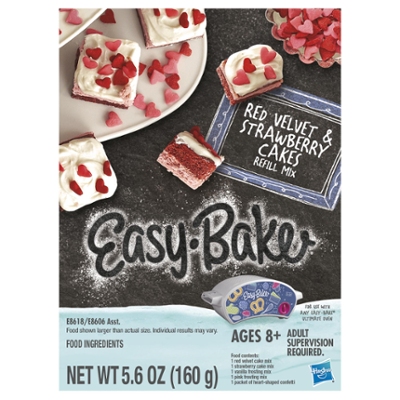 Easy-Bake Ultimate Oven Red Velvet & Strawberry Cakes Refill Pack Toy