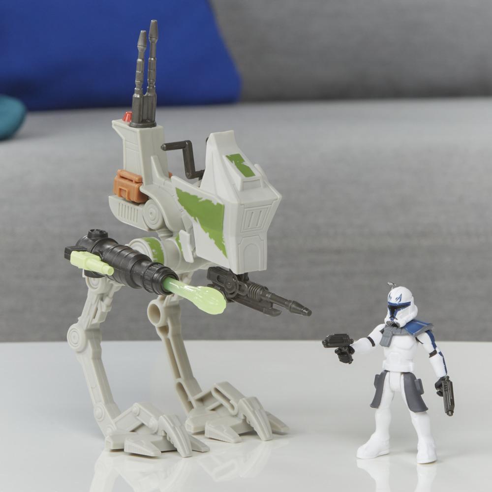 Star Wars Mission flotte EXPEDITION Classe Capitaine Rex avec AT-RT Clone combat 