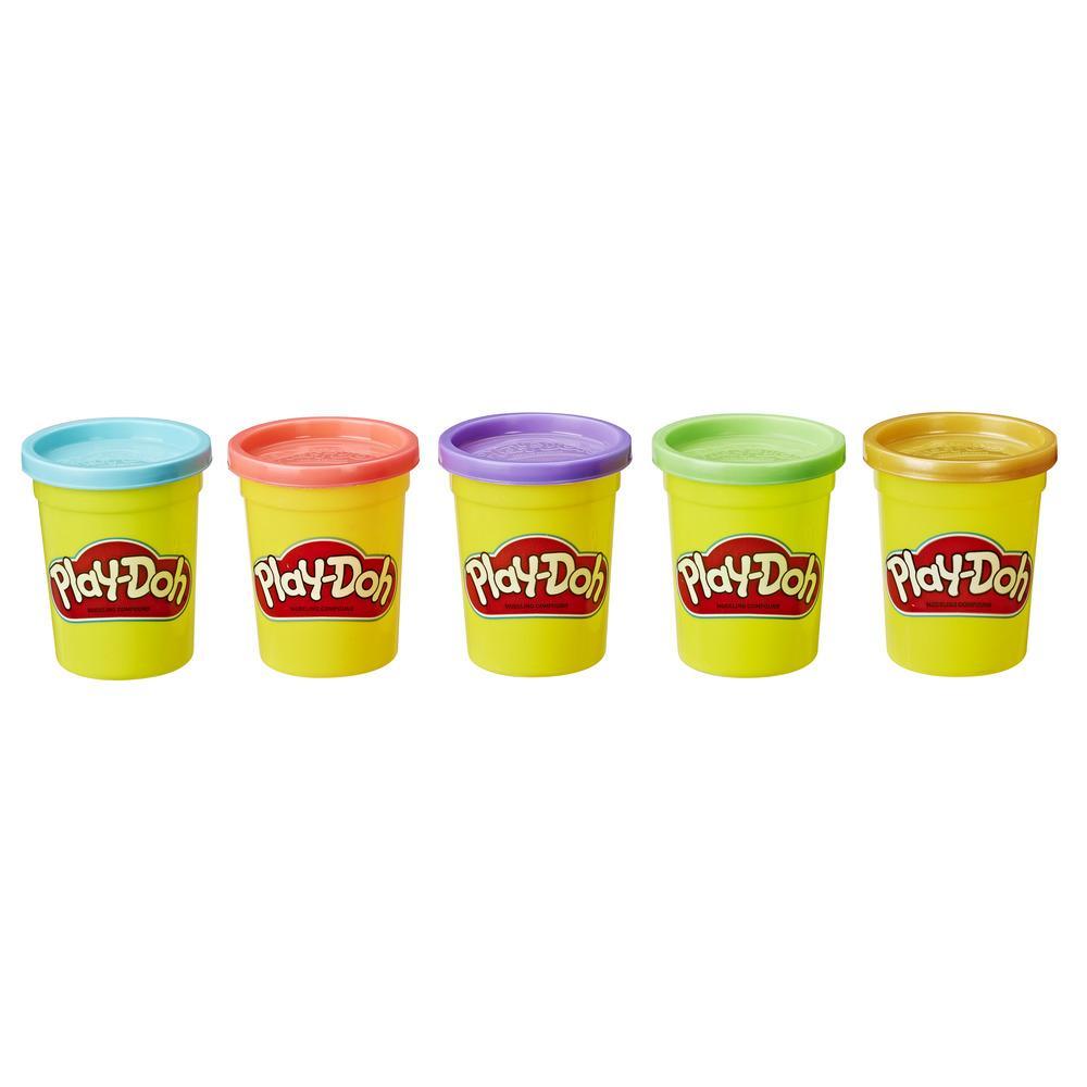 Play-Doh Super Gold Pack of 5 Cans, 4 Ounces