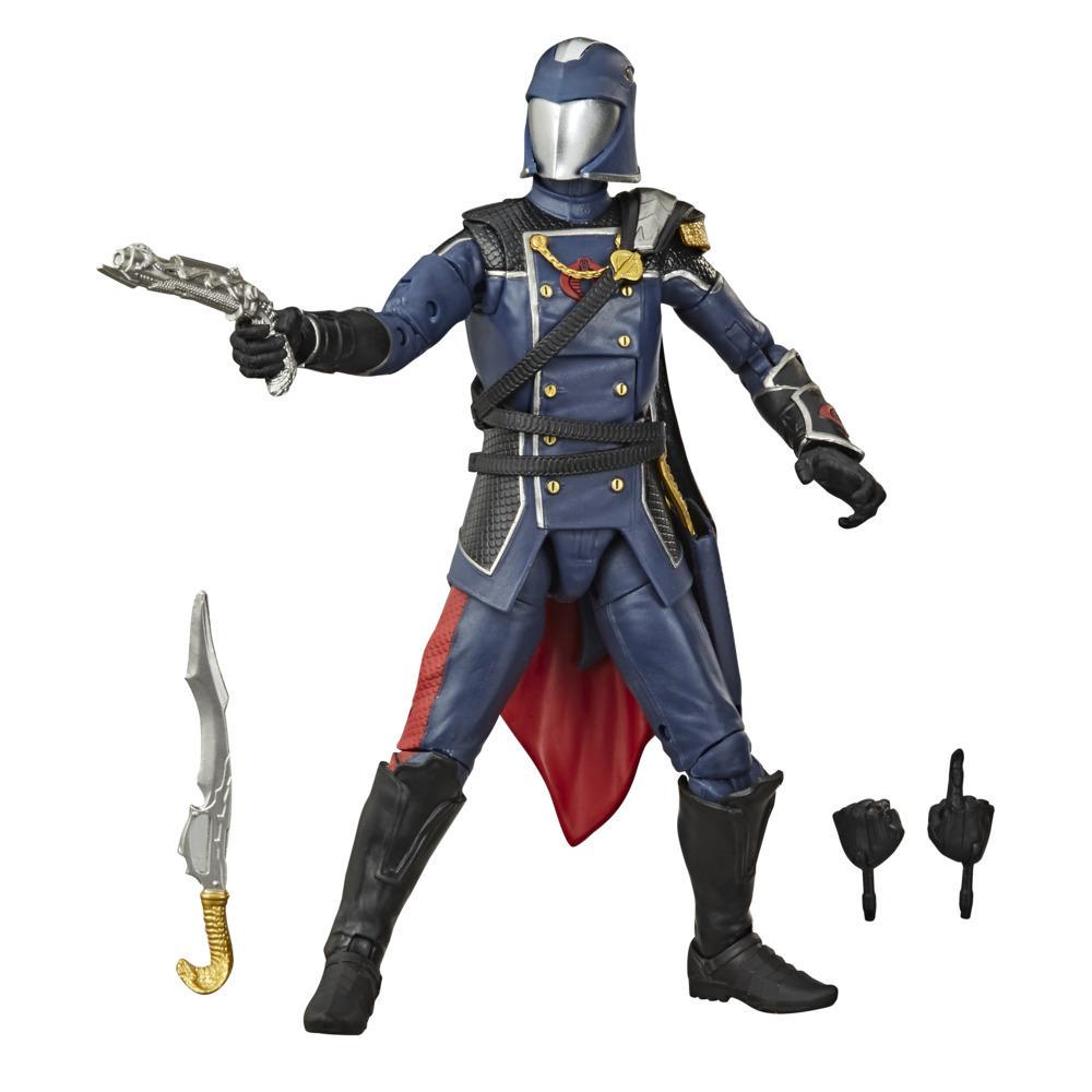 G.I. Joe Classified Series Series Cobra Commander Action Figure 06 Collectible Toy with Accessories, Custom Package Art