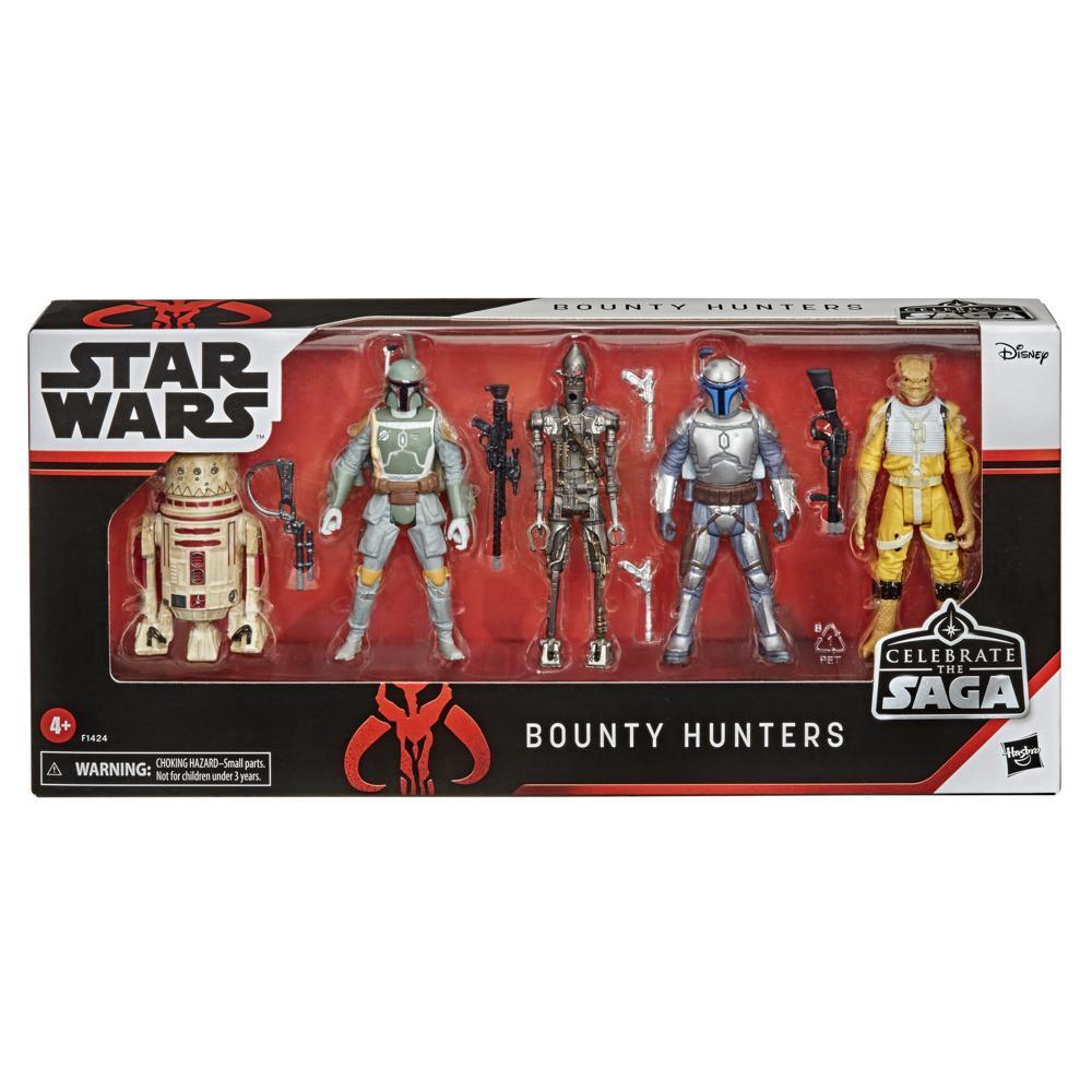 Star Wars Celebrate The Saga Toys Bounty Hunters Figure Set 3.75" Fast 