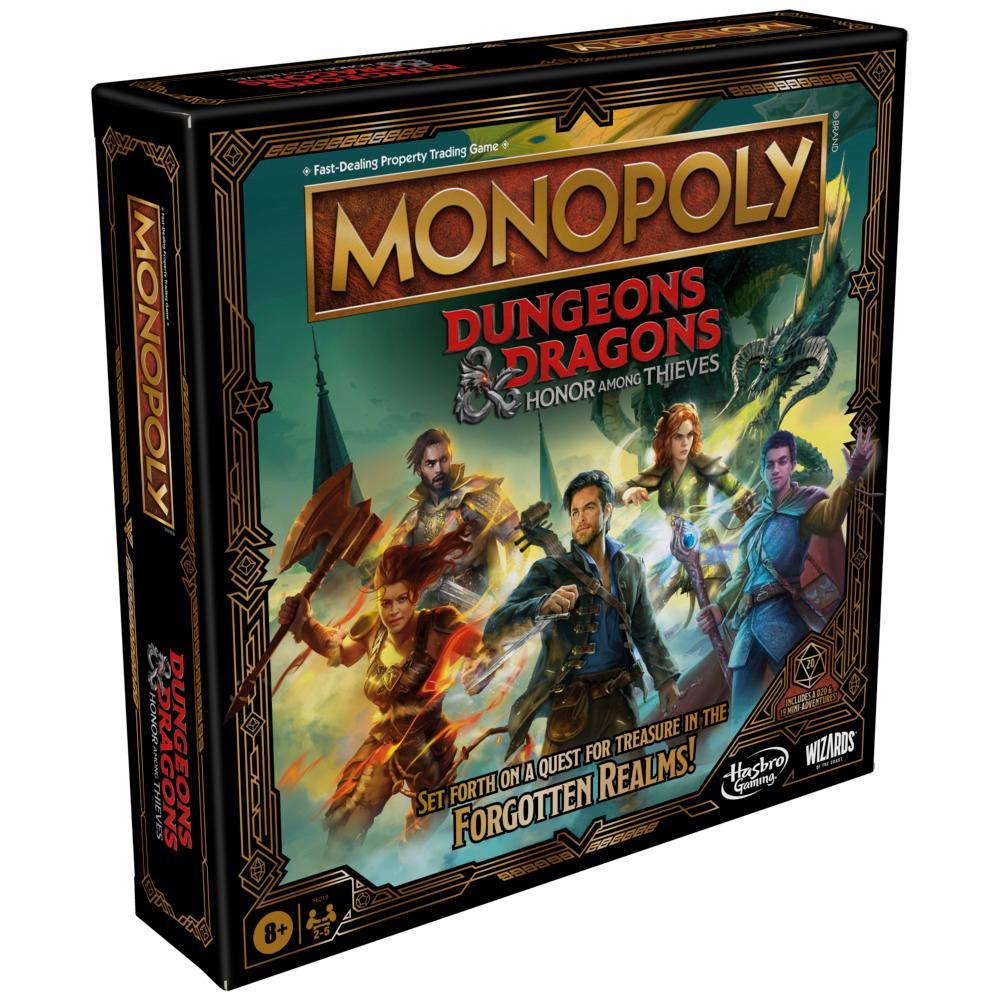 Monopoly Dungeons & Dragons: Honor Among Thieves Game for 2-5 Players, Ages  8 and up - Monopoly