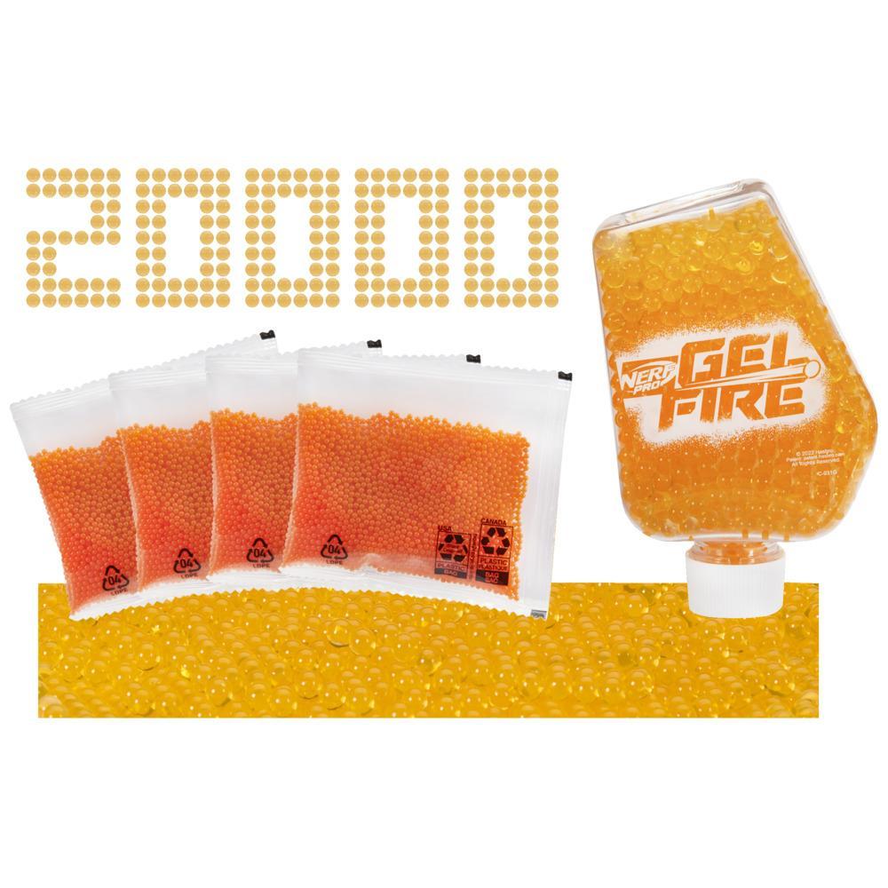 Nerf Pro Gelfire Refill & Hopper, 20,000 Dehydrated Gelfire Rounds & 1x 800 Round Hopper