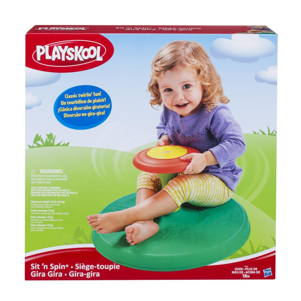 Desyatoye korolevstvo Push and Spin Sit n Spin for Toddler Riding Horseman Whirl-About 6.9x6.9x8.1-inch Toddlers Spinning Toys