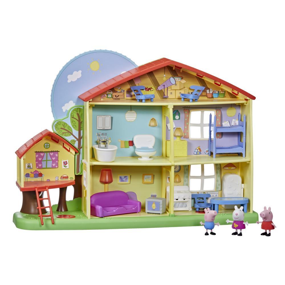 Peppa Pig Peppa’s Adventures Peppa's Playtime to Bedtime House Preschool Toy, Speech, Light, and Sounds, Ages 3 and Up