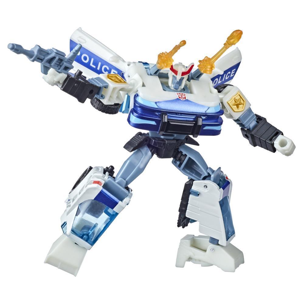 Transformers Bumblebee Cyberverse Adventures Toys Deluxe Class Prowl Action Figure, Siren Shot Action Attack, 5-inch