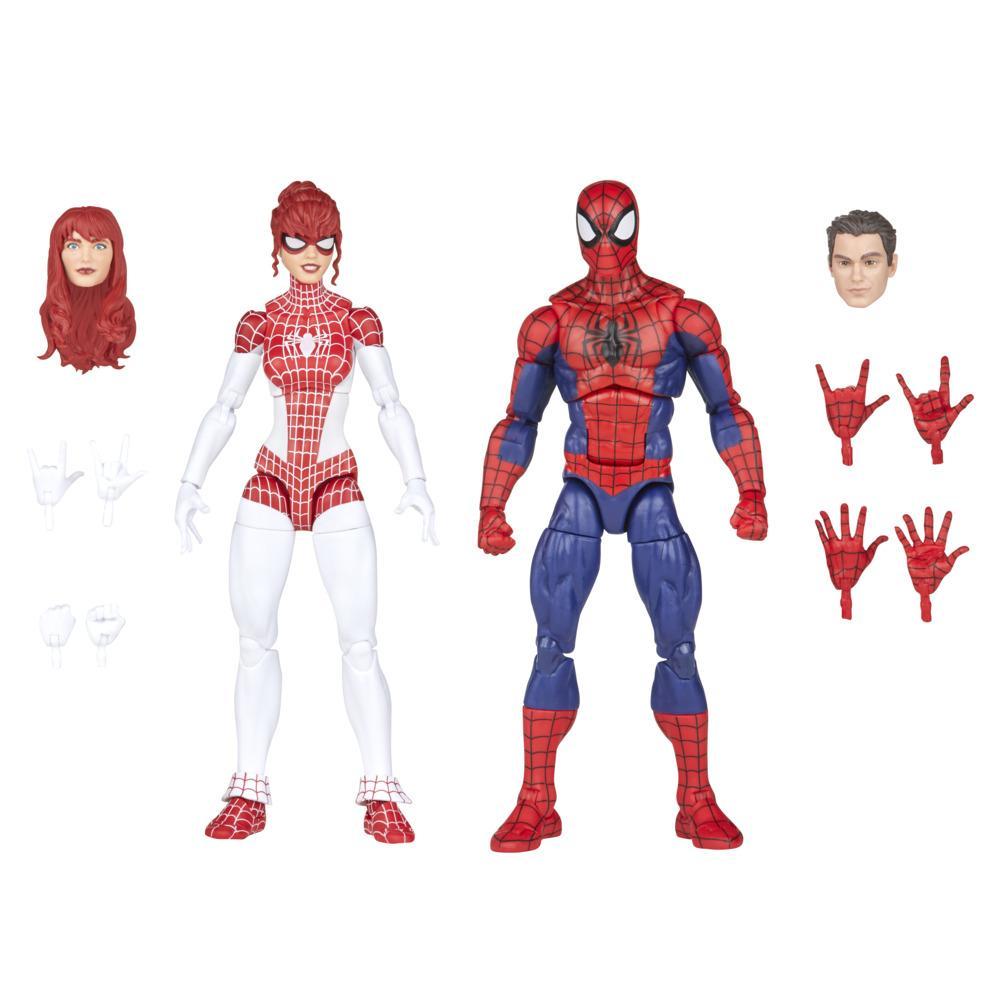 Marvel Legends Series Spider-Man 6-inch Spider-Man and Marvel’s Spinneret Action Figure 2-Pack, Includes 10 Accessories