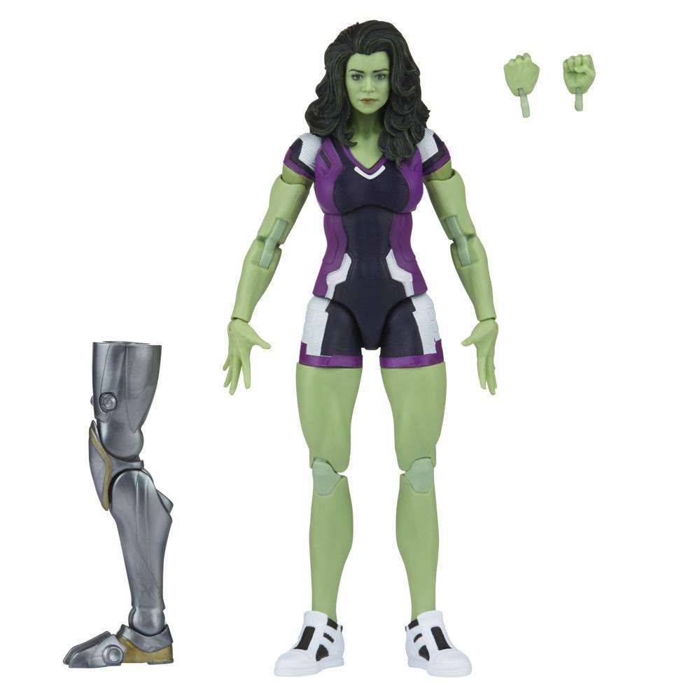 Marvel Legends Series MCU Disney Plus She-Hulk Action Figure 6-inch Collectible Toy, includes 2 accessories and 1 Build-A-Figure Part