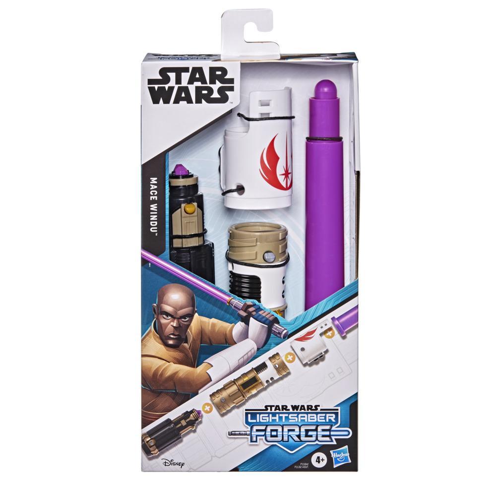 Star Wars E8 Mace Windu Electronic Extendable Purple Lightsaber Disney Edition 