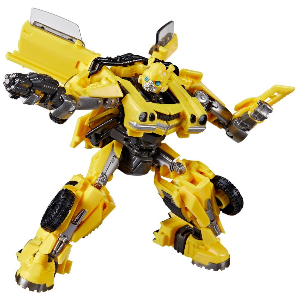 Transformers Studio Series Deluxe 100 Bumblebee Converting Action Figure (4.5”)