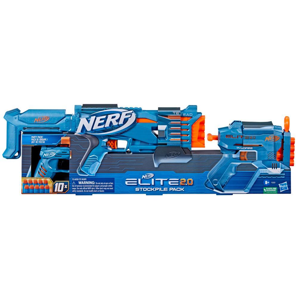 Lançador de Dardos Nerf Elite 2.0 Pack com 3 - Hasbro F4179 - UPA