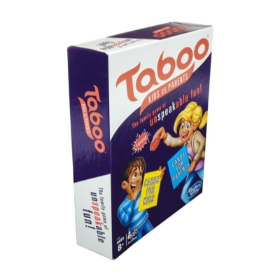 Taboo Kids vs. Parents Family Board Game Ages 8 and Up