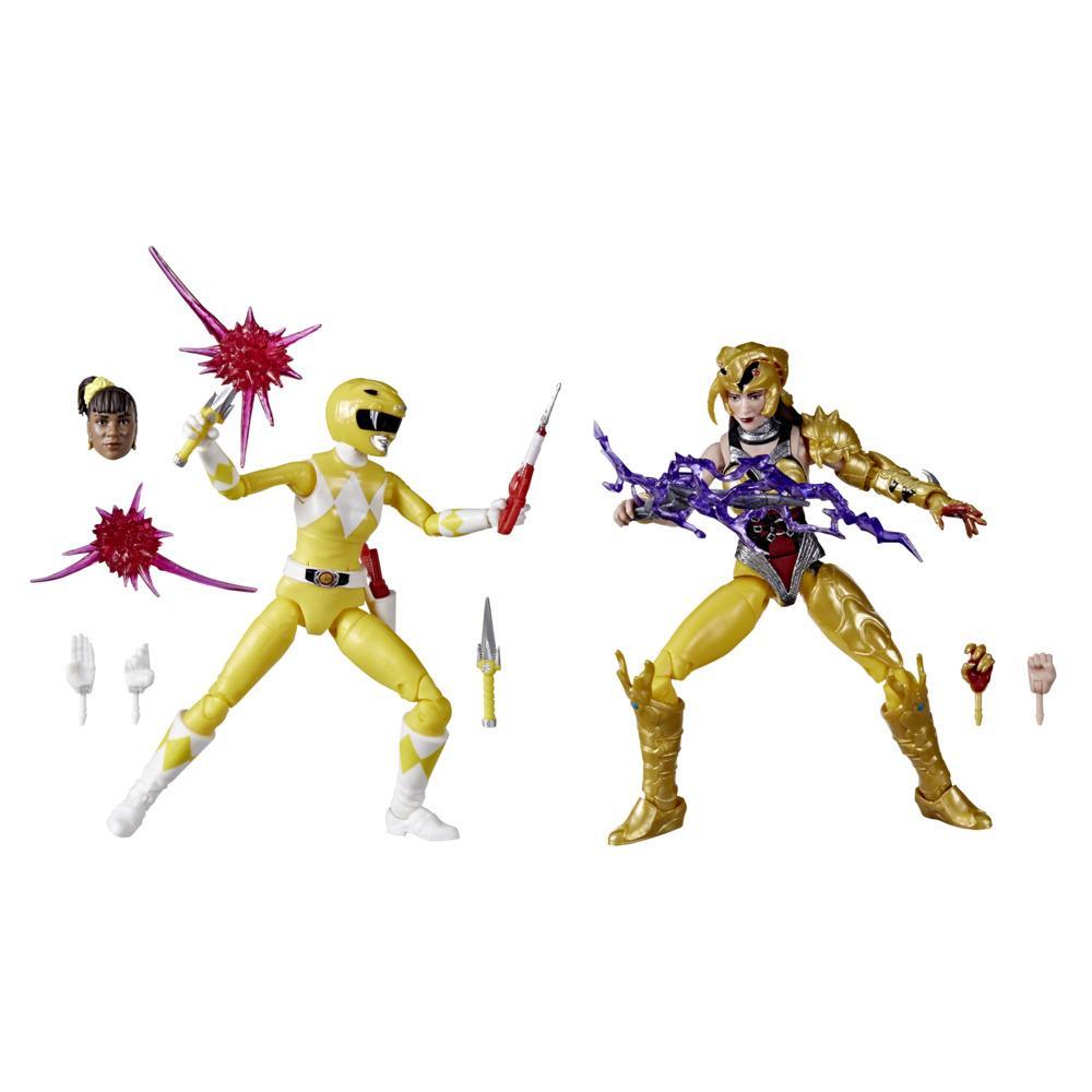 Power Rangers Lightning Collection Mighty Morphin Yellow Ranger Vs. Scorpina 2-Pack 6-Inch Action Figure Toys