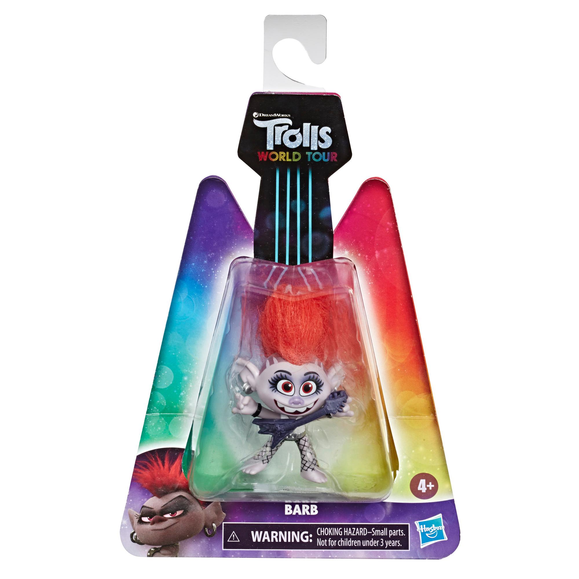 DreamWorks Trolls World Tour Barb, Doll Figure with Guitar Accessory, Toy Inspired by the Movie Trolls World Tour