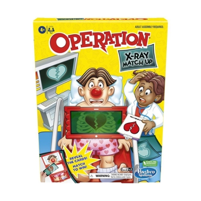 Operation X-Ray Match Up Board Game for Kids Ages 4 and Up