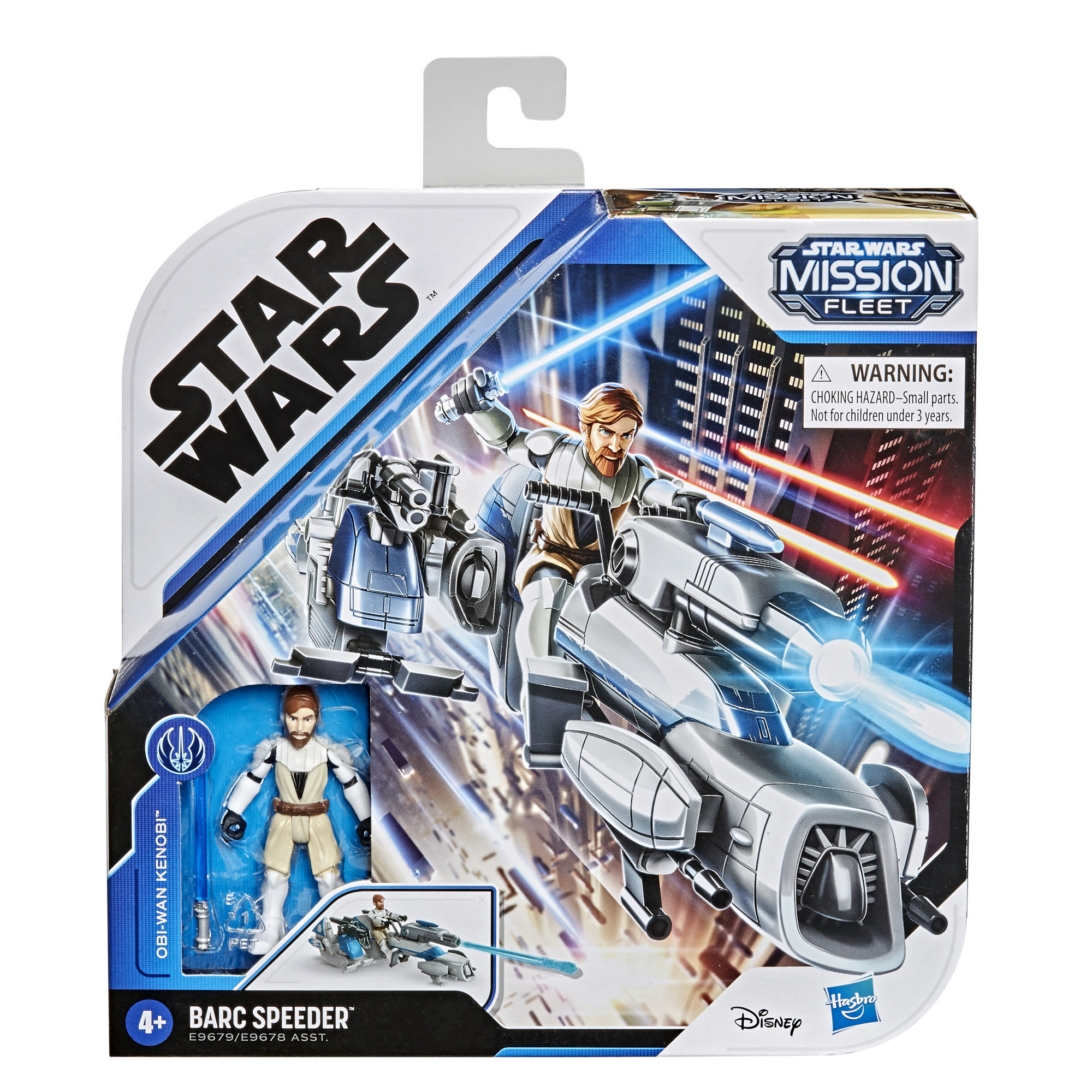 Star Wars Mission Fleet Expedition Class Obi-Wan Kenobi Jedi Speeder Chase 2.5-Inch-Scale Figure and Vehicle