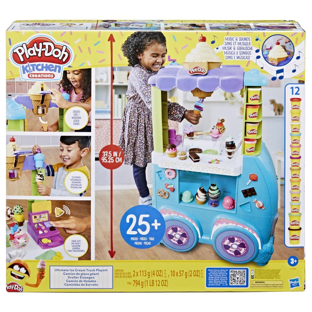 Play-Doh Kitchen Creations, Super Ultimate Ice Cream Truck Playset ...