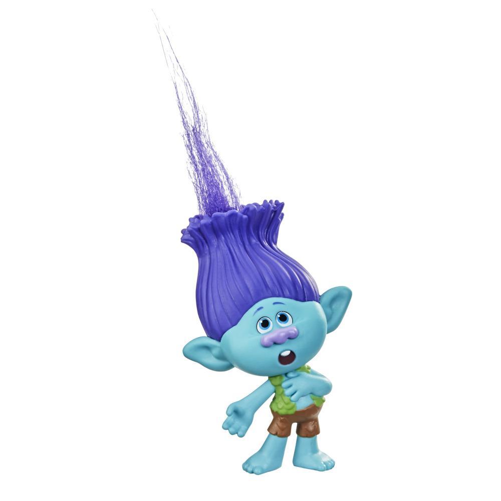 DreamWorks TrollsTopia Surprise Hair Branch Collectible Doll, Trolls Toy with 2 Hidden Surprise Critters in Hair
