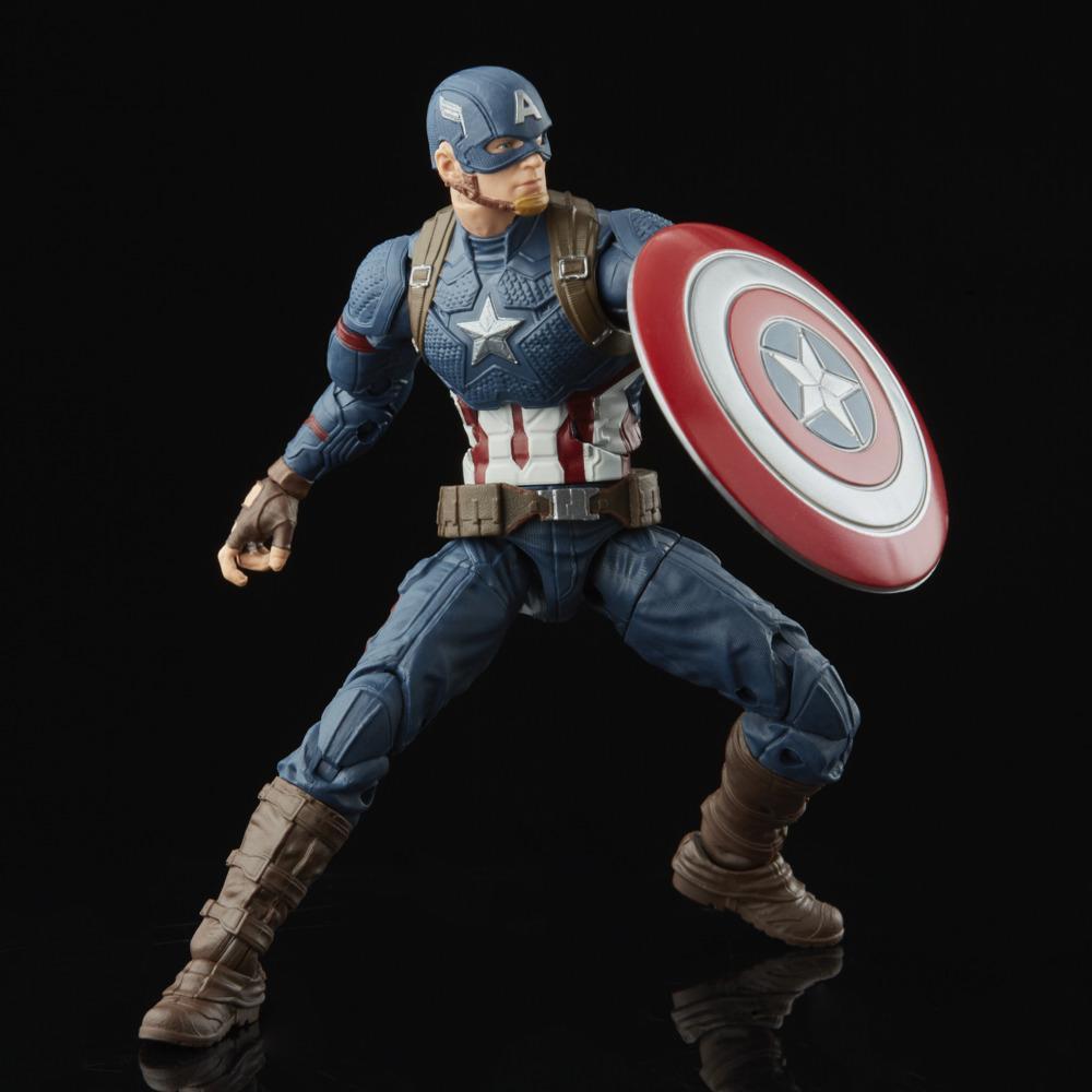 Marvel Legends Series Captain America 2-Pack Steve Rogers and Sam Wilson MCU 6-Inch Figures 7 Accessories 