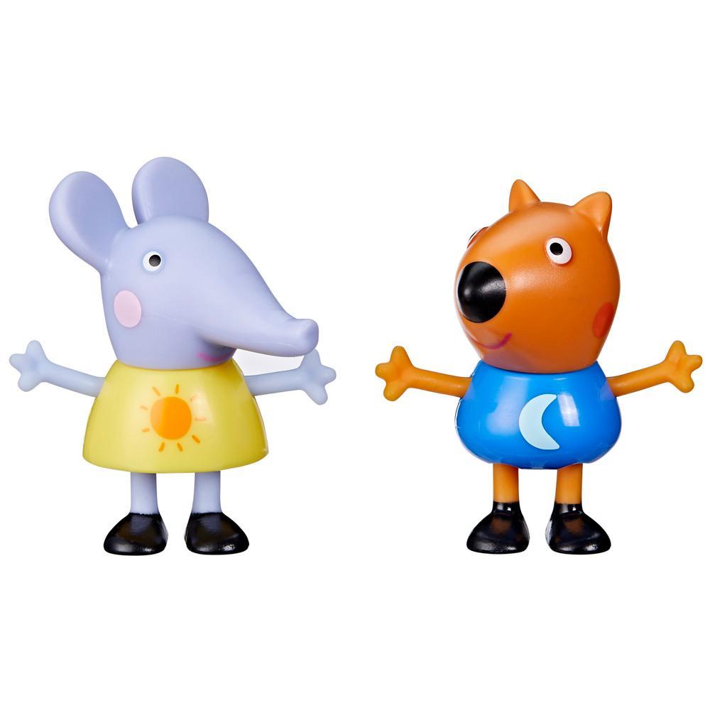 Peppa Pig Toys Peppa's Best Friends Emily Elephant and Freddy Fox 2-Pack,  3-Inch Scale Preschool Toy - Peppa Pig