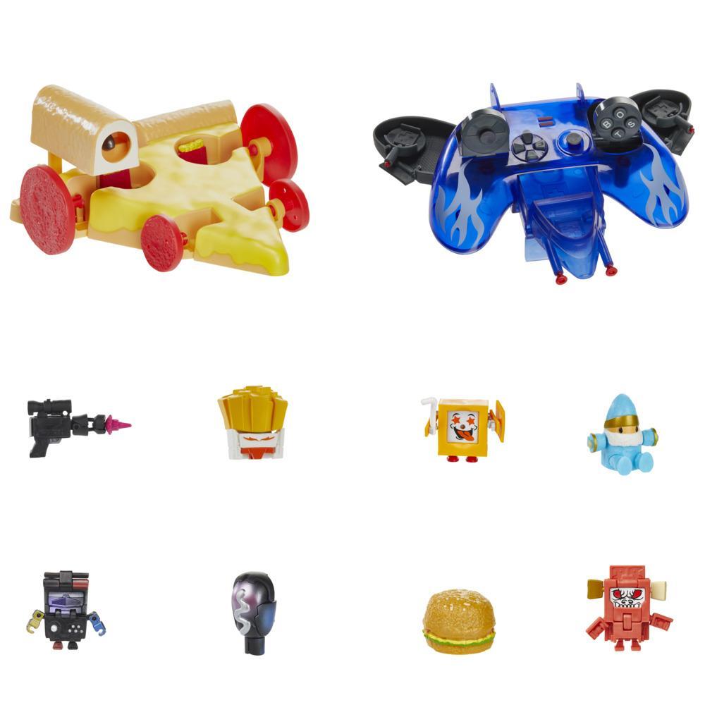 Transformers Toys BotBots Ruckus Rally Series 6 Racer-Roni & Outta Controller Vehicle Pack, 2-In-1 Collectible Toys