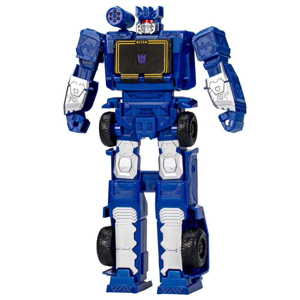 Transformers Toys Authentics Titan Changer Soundwave 11” Action Figure, Robot Toys for Kids Ages 6 and Up