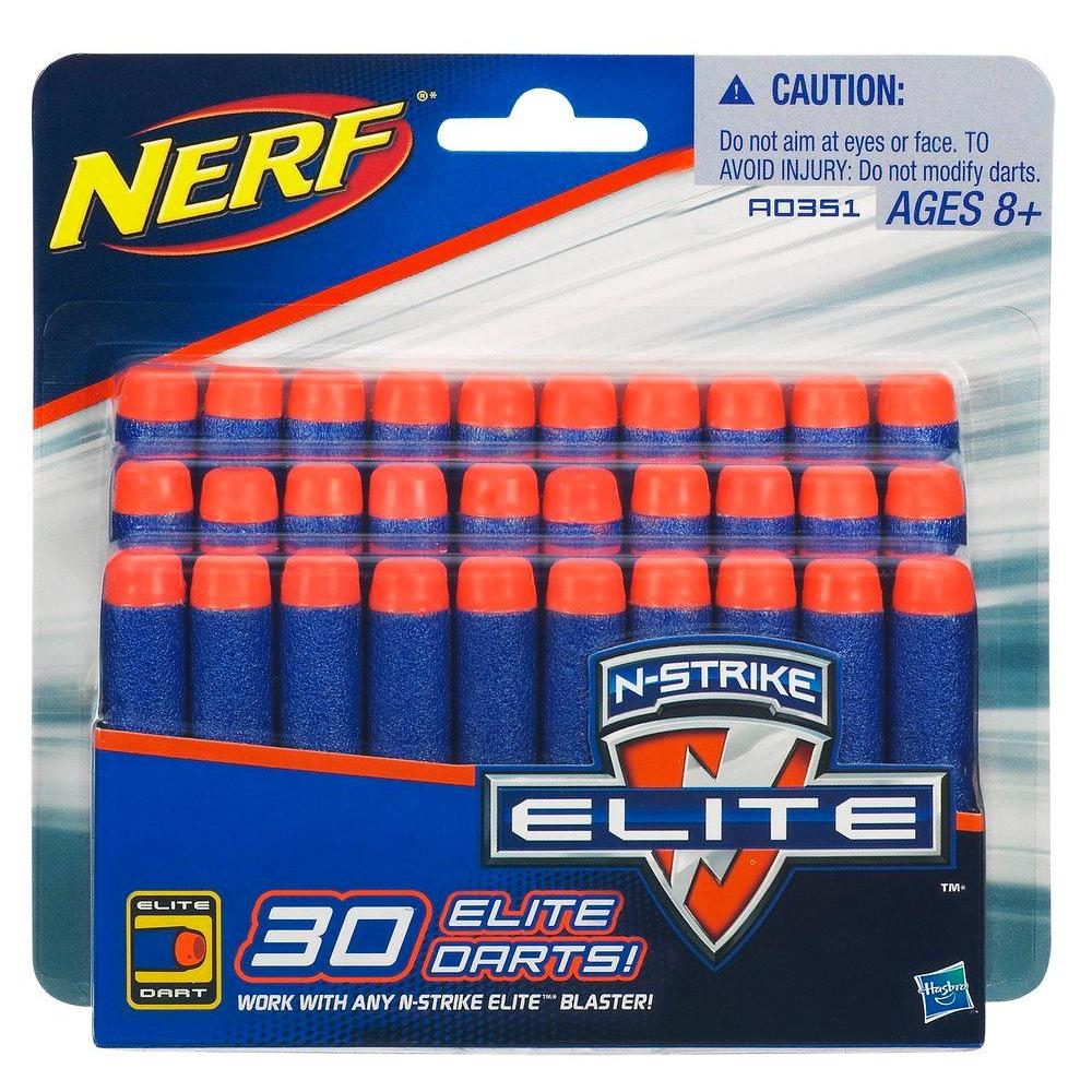 Nerf Official 30 Dart Pack for Elite AccuStrike Zombie Strike Modulus Blasters