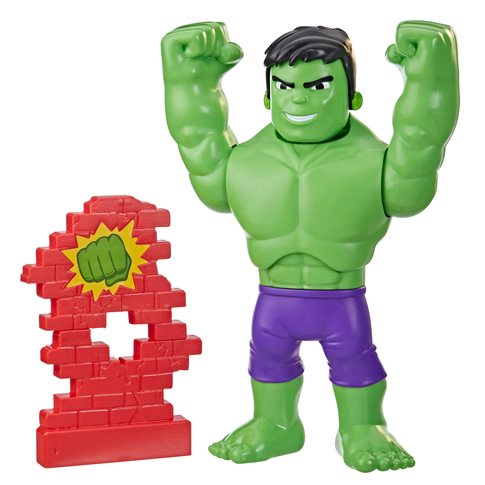Marvel Spidey and His Amazing Friends - Hulk Aplastante - Figura de 30 cm de Hulk