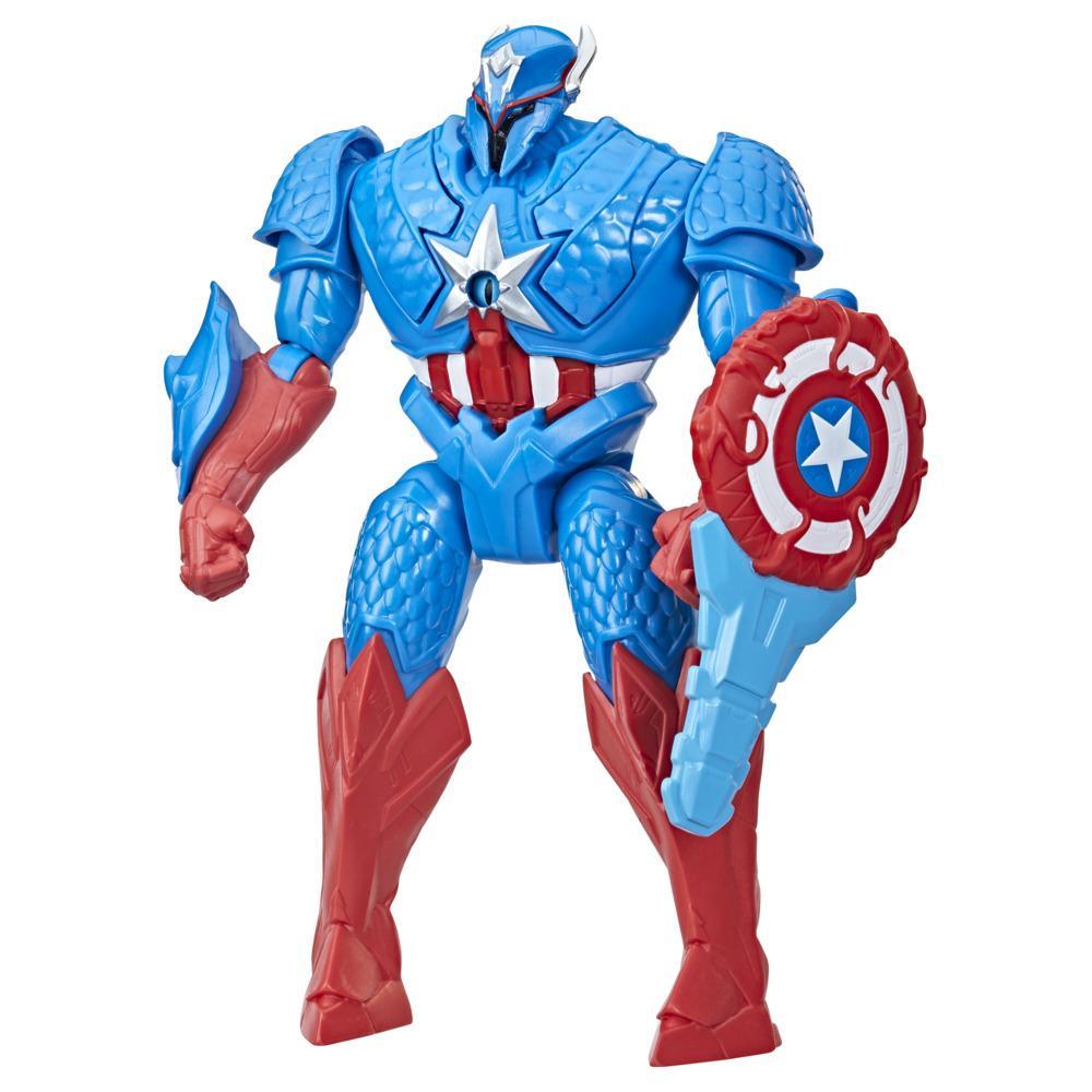 Marvel Avengers - Mech Strike Monster Hunters - Capitán América con armadura de caza
