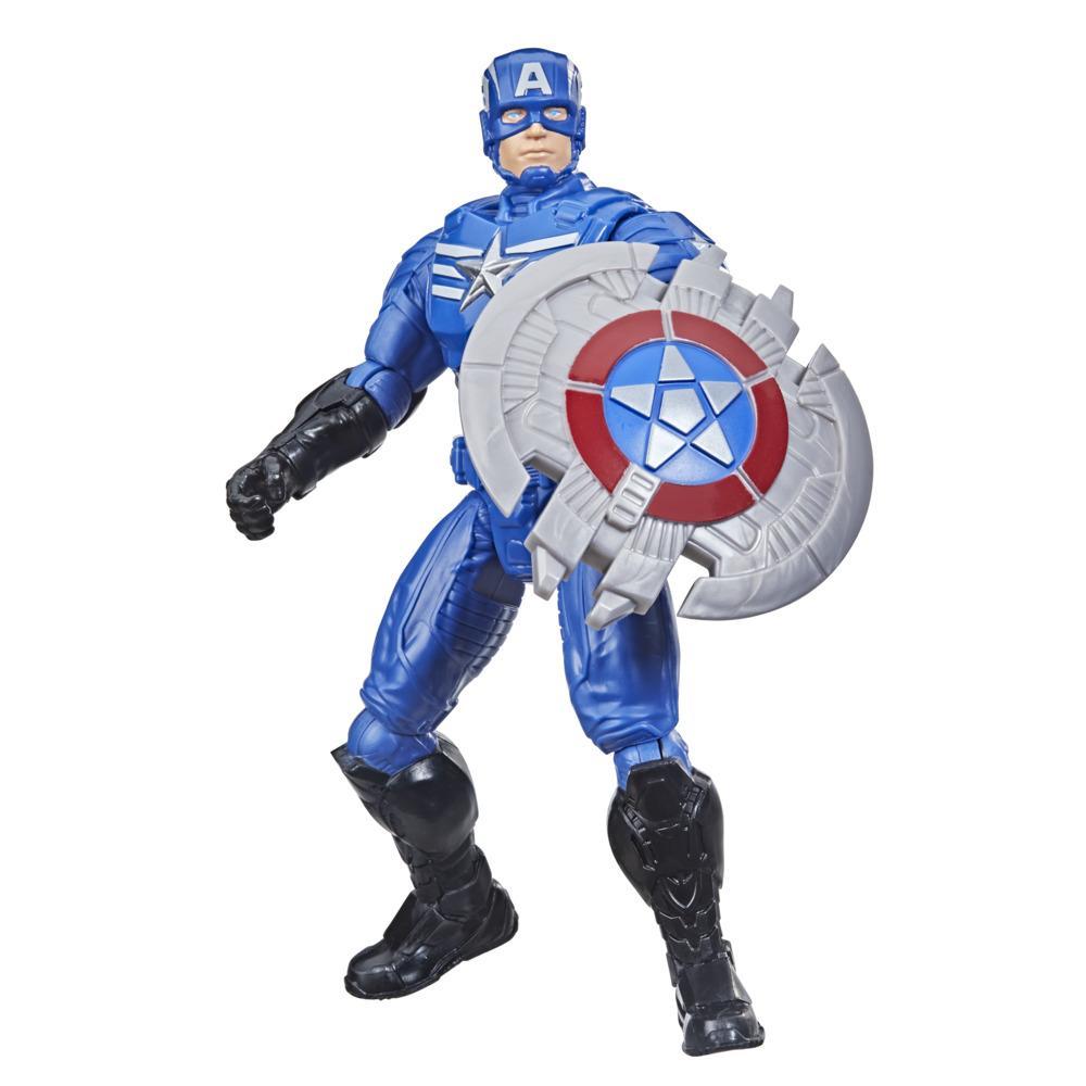 Avengers Figura Mech Strike del Capitán América de 15 cm