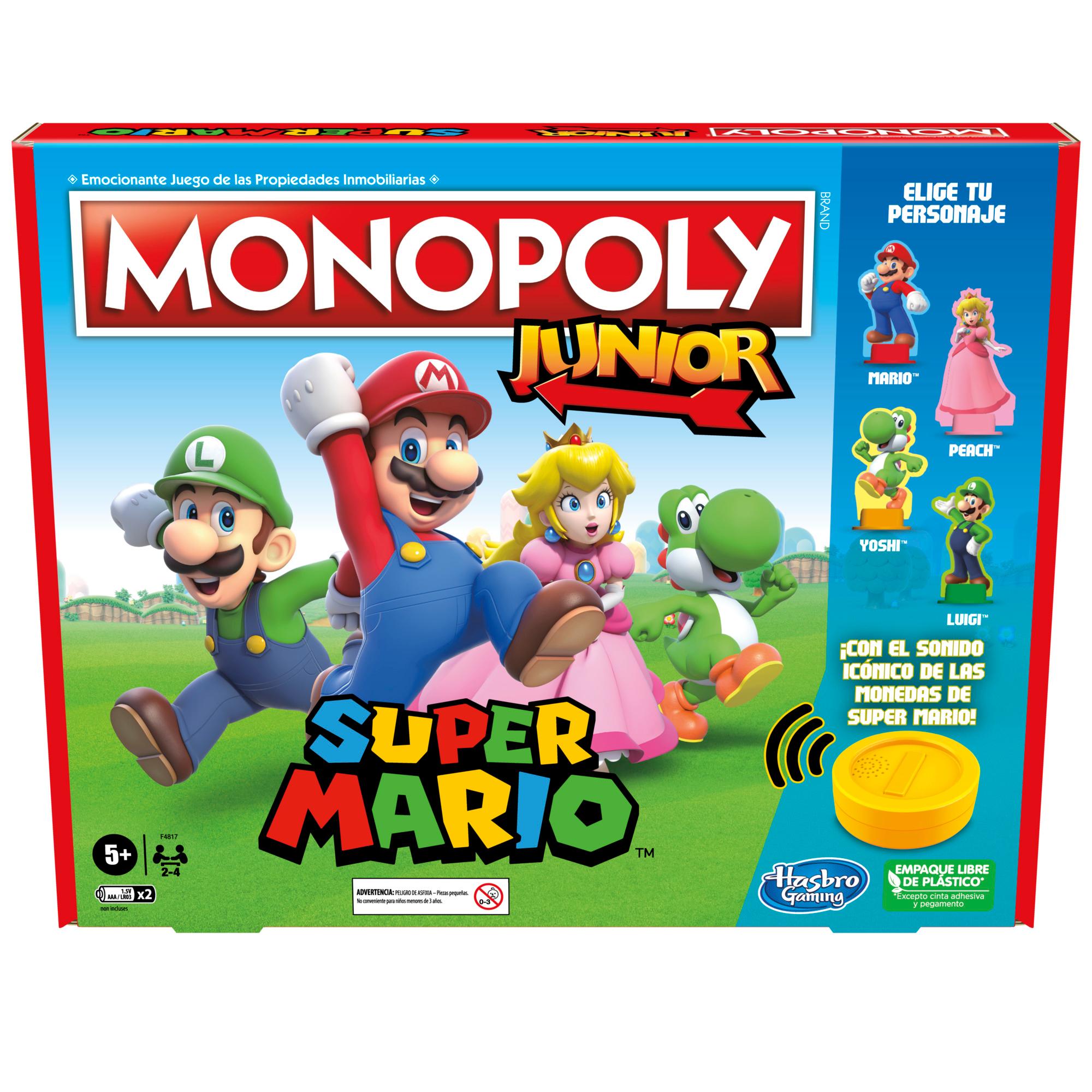 instinto ocupado pasajero MONOPOLY JR SUPER MARIO EDITION | Monopoly