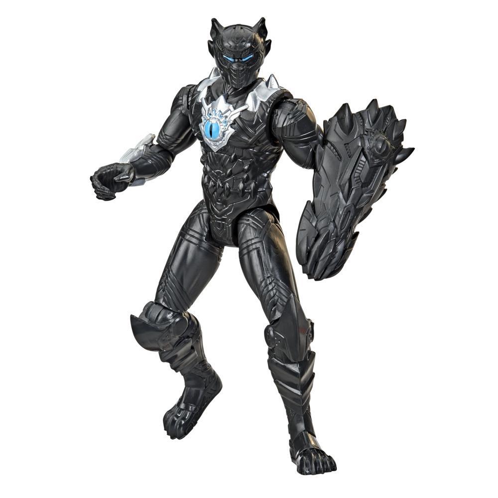 Marvel Avengers Mech Strike Monster Hunters - Figura Black Panther de 15 cm