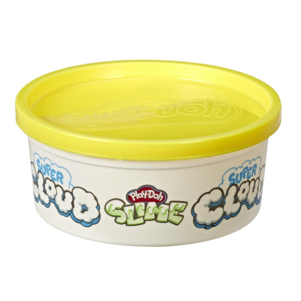 Play-Doh Slime - Super Cloud - Lata individual de masa viscosa y esponjosa de color amarillo