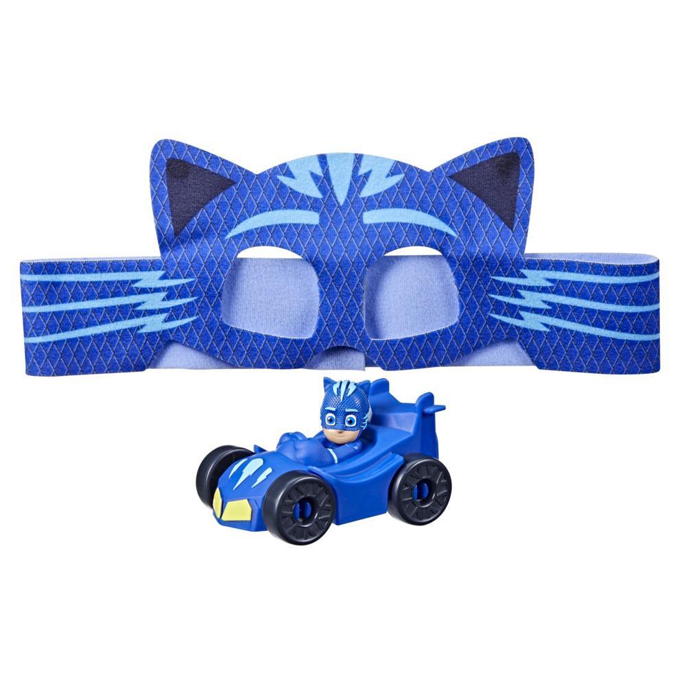 PJ Masks - Vehículo y antifaz de Catboy