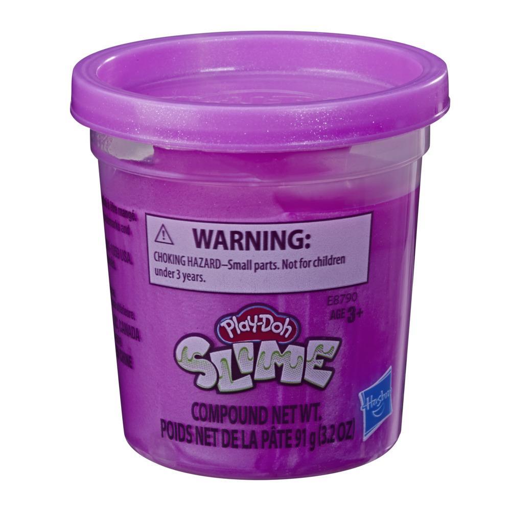 Play-Doh - Slime - Lata individual de 90,5 gramos de masa viscosa de color púrpura metalizado para niños de 3 años en adelante
